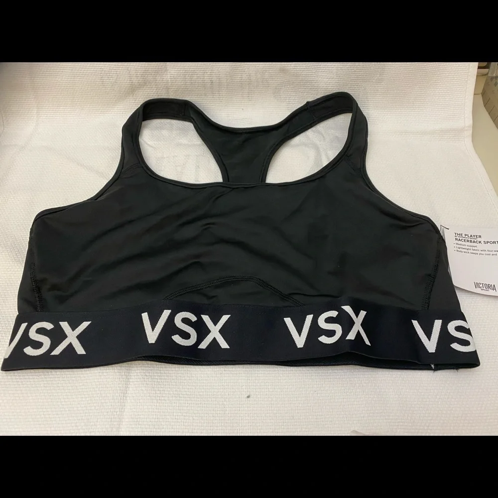 Victoria Sport The Player Racerback Sport Bra NWT - Picture 1 of 7